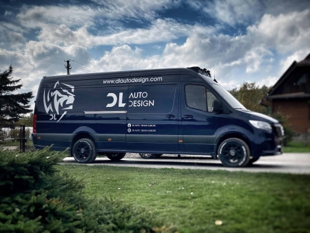 Photo Mercedes Benz Sprinter W906 Full Body Kit Roof Spoiler Light Bar Tuning 2007-2018 | DL Auto Design