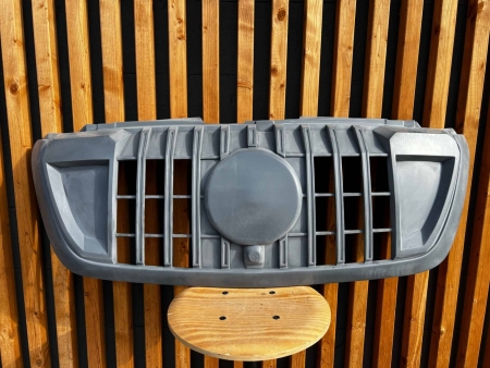Photo Mercedes Benz Sprinter W907 W910 Full Body Kit D-Style Unpainted Radiator Front Grill Tuning 2018-2025 | DL Auto Design