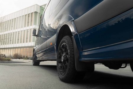 Photo Mercedes Benz Sprinter W907 W910 Full Body Kit Wheel Arch Fender Flares Tuning 2018-2025 | DL Auto Design