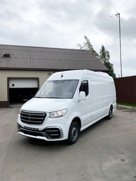 Photo Mercedes Benz Sprinter W907 W910 Full Body Kit Elegance Radiator Front Grill Tuning  2018-2025 | DL Auto Design