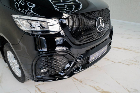Photo Mercedes Benz Sprinter W907 W910 Full Body Kit Facelift Front Bumper Tuning 2018-2025 (With Parking Sensor) | DL Auto Design