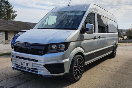 Photo Volkswagen Crafter Man Tge Full Body Kit Headlight Trim Eyebrows Tuning  | DL Auto Design