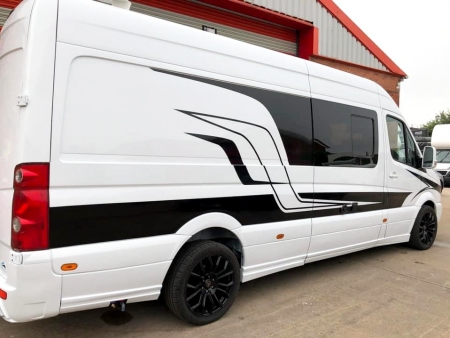 Photo Volkswagen Crafter Full Body Kit Side Skirts Tuning 2006-2017 | DL Auto Design