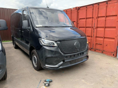 Photo Mercedes Benz Sprinter W907 W910 Body Kit Tuning Front Bumper Vip 2018-2025. Gift Front Grill | DL Auto Design