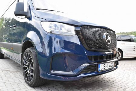 Photo Mercedes Benz Sprinter W907 W910 Body Kit Tuning Front Bumper Vip 2018-2025. Gift Front Grill | DL Auto Design