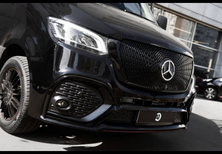 Photo Mercedes Benz Sprinter W907 Sport (Facelift Front bumper + Front grill any design + Rear bumper any design + Side skiers). Shipping any country Europe free | DL Auto Design