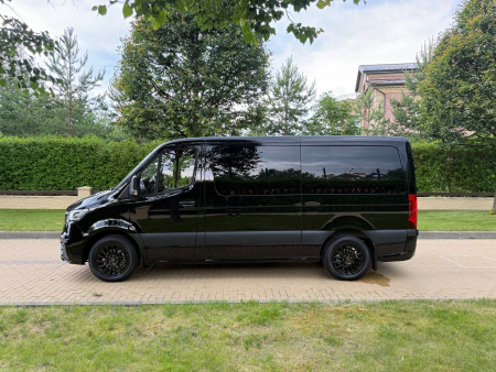 Photo Mercedes Benz Sprinter W907 Sport (Facelift Front bumper + Front grill any design + Rear bumper any design + Side skiers). Shipping any country Europe free | DL Auto Design