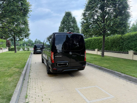 Photo Mercedes Benz Sprinter W907 Sport (Facelift Front bumper + Front grill any design + Rear bumper any design + Side skiers). Shipping any country Europe free | DL Auto Design
