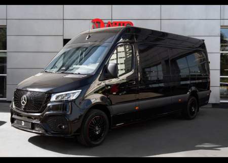 Photo Mercedes Benz Sprinter W907 Sport (Facelift Front bumper + Front grill any design + Rear bumper any design + Side skiers). Shipping any country Europe free | DL Auto Design