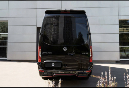 Photo Mercedes Benz Sprinter W907 Sport (Facelift Front bumper + Front grill any design + Rear bumper any design + Side skiers). Shipping any country Europe free | DL Auto Design